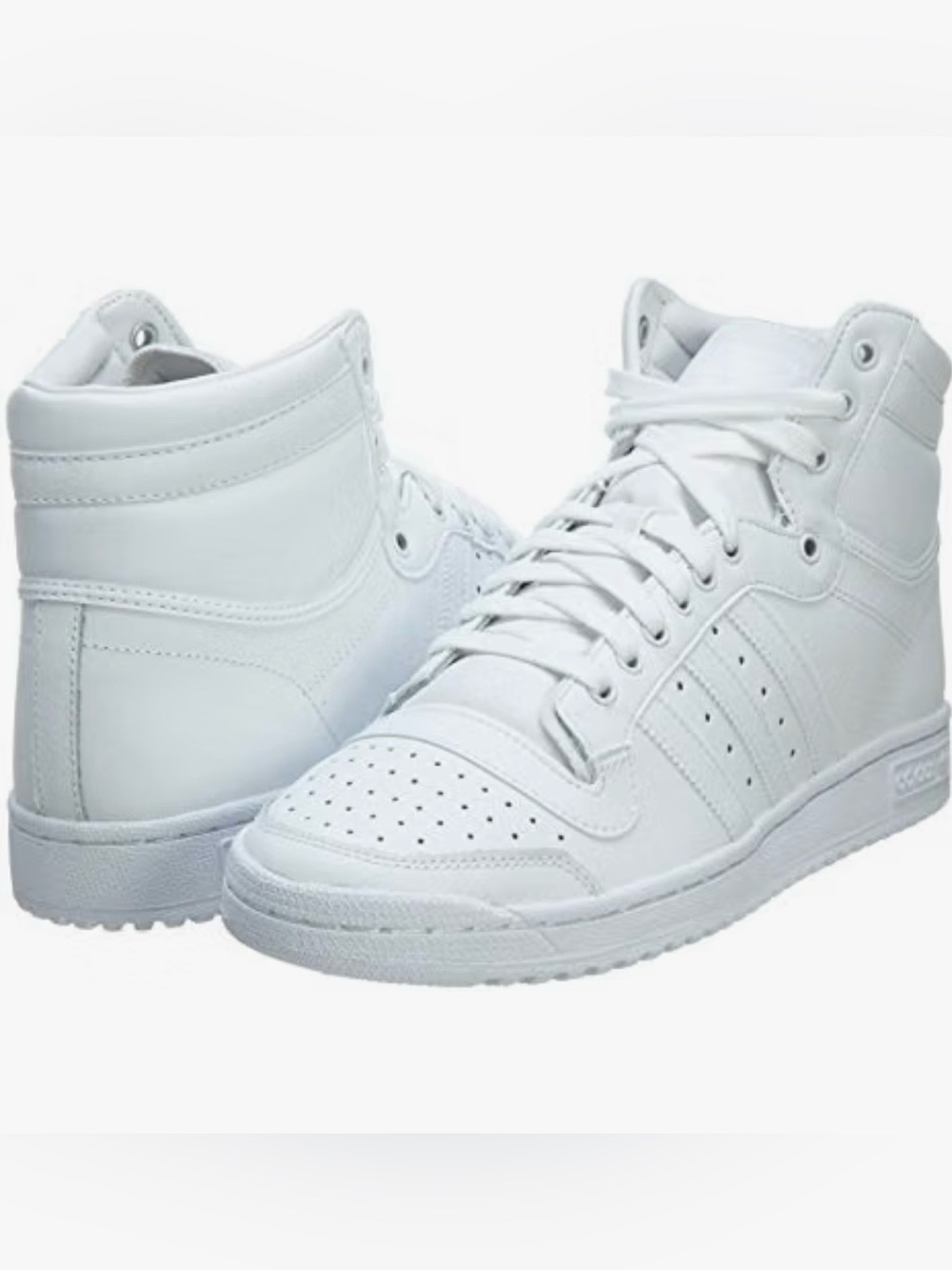 white adidas Top Ten Hi 'Triple White' high-top sneakers men size 11 new